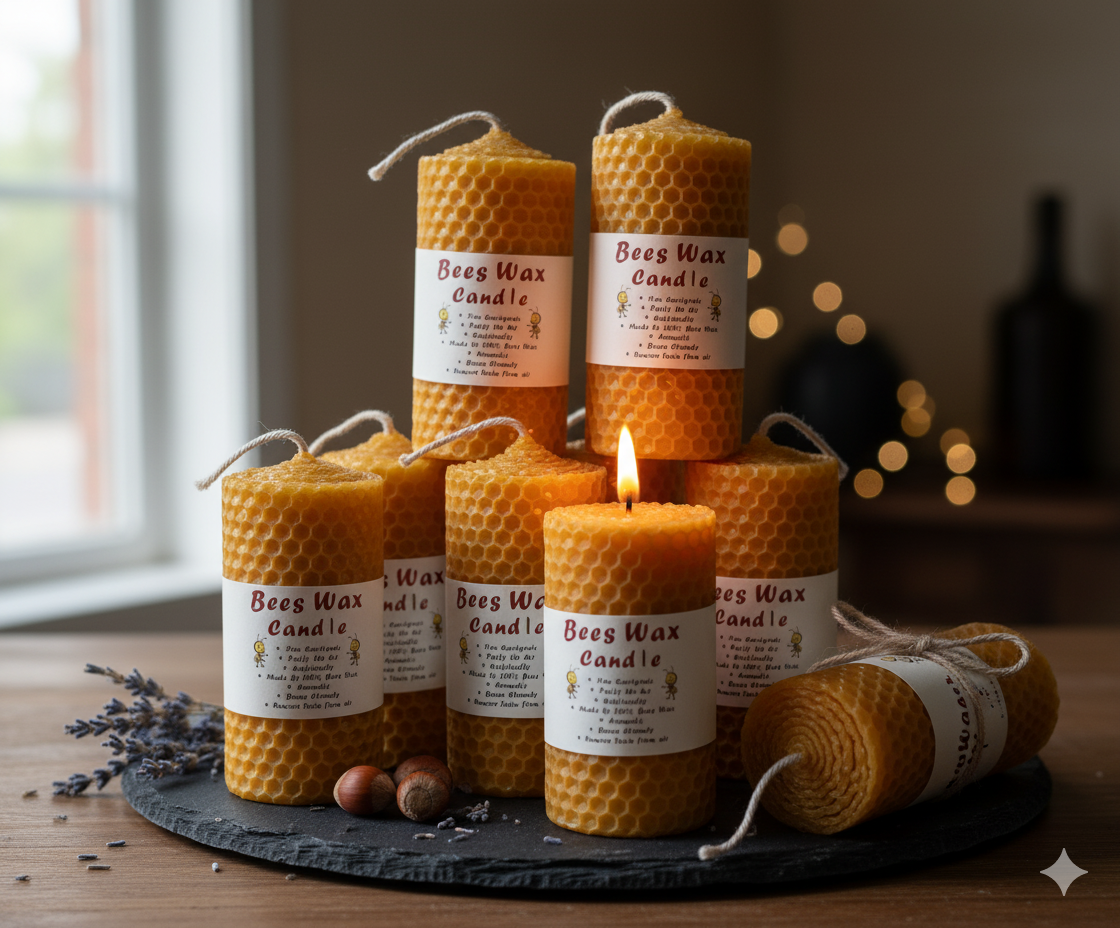 Bees Wax Candle alternate view 2